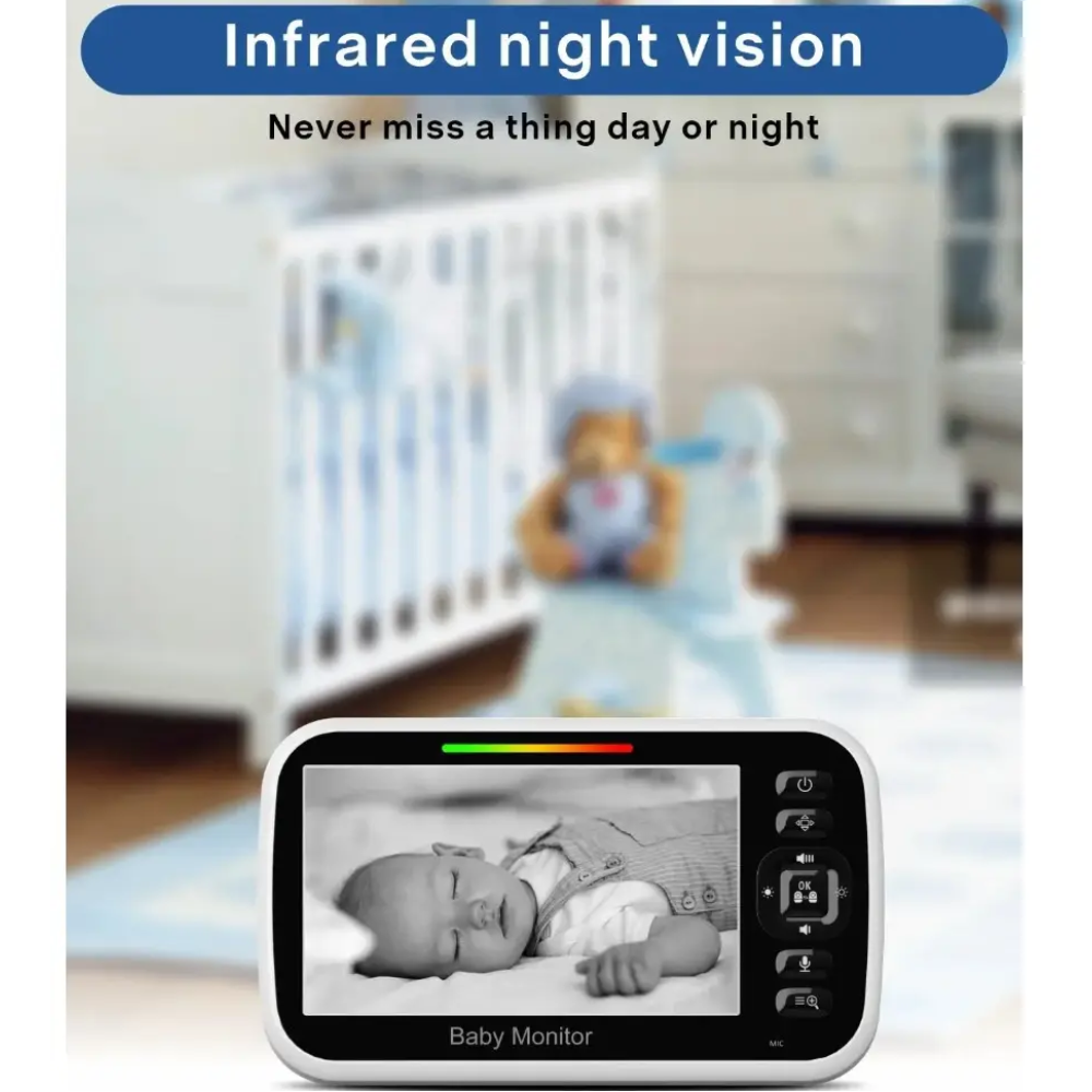 Видеоняня Baby Monitor SM651 с монитором 5'' двусторонней связью и ночным видением