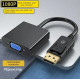 Адаптер перехідник DisplayPort - VGA 1080 P (DP to VGA)