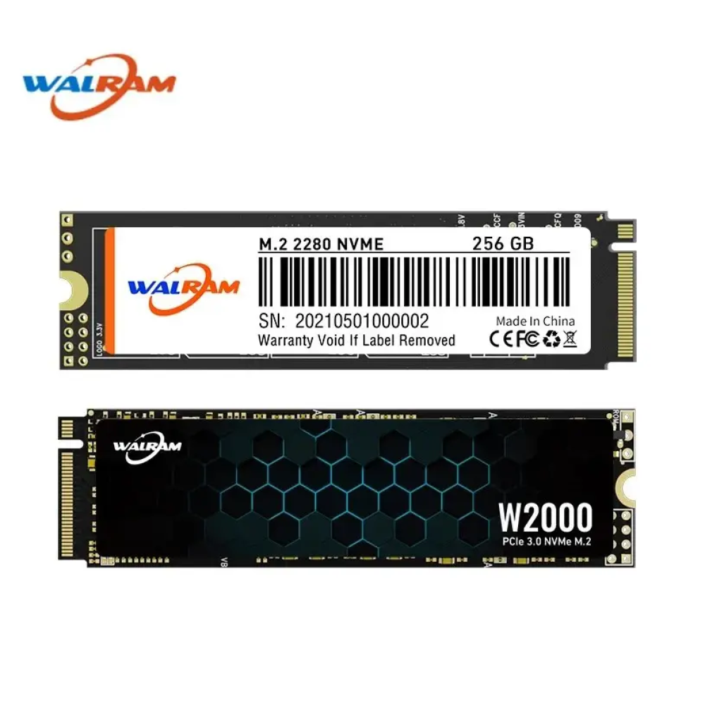 SSD диск m.2 NVME PCIe 3.0x4 256gb 2280 WALRAM