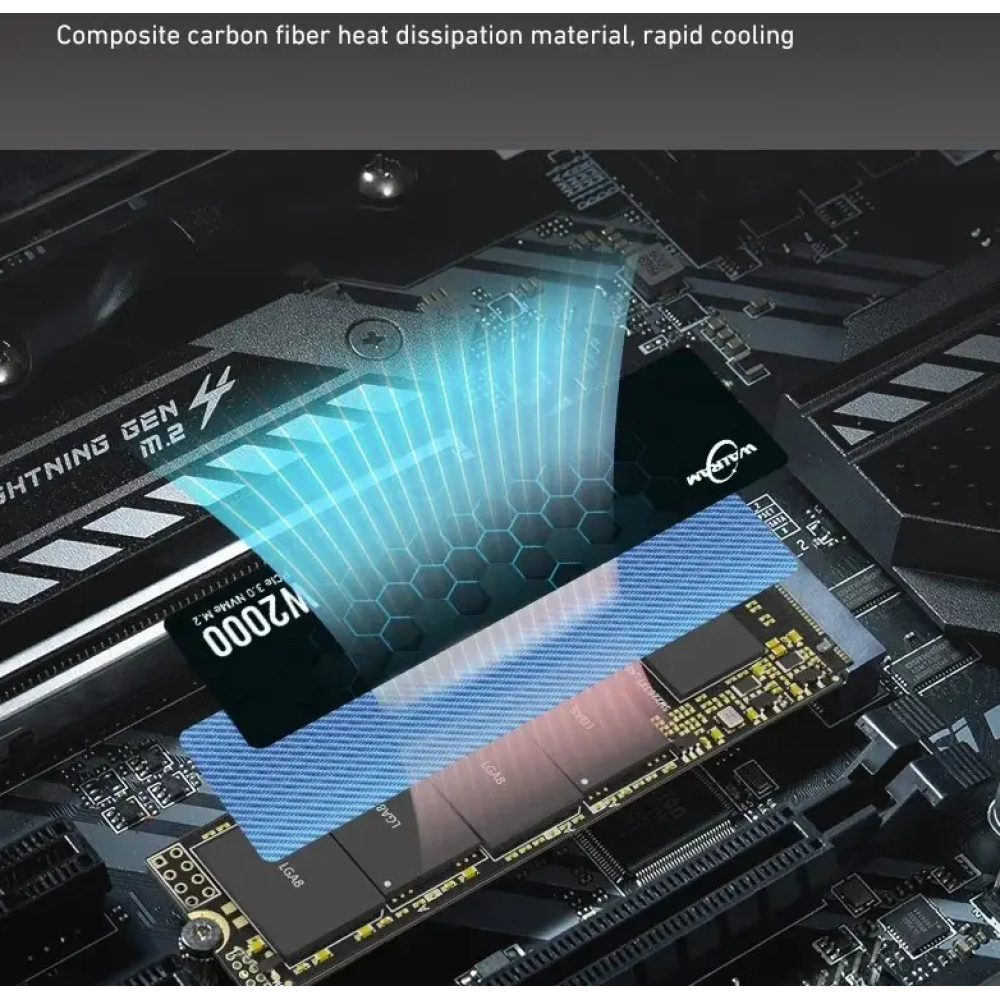 SSD диск m.2 NVME PCIe 3.0x4 256gb 2280 WALRAM