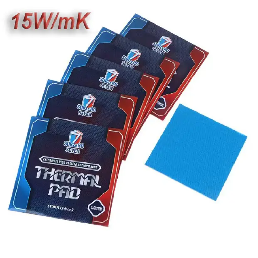Термопрокладка SubZero Seven Storm 15W/mK 100x100x2 мм