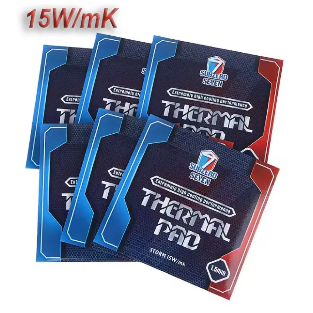 Термопрокладка SubZero Seven Storm 15W/mK 100x100x2 мм