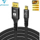 Кабель Mini DisplayPort - DisplayPort V1.4 8K 1м SmartGo