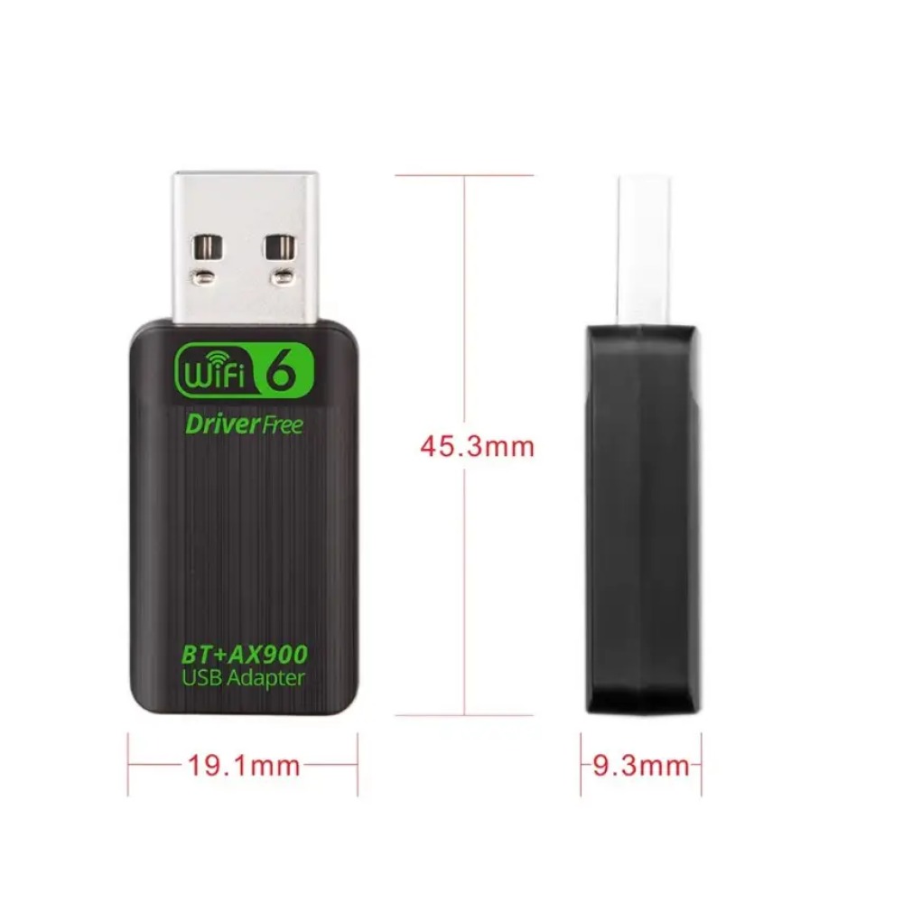 Bluetooth 5.4 + WIFI6 AX900 адаптер Plug and play