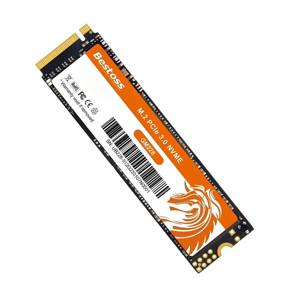 SSD диск m.2 NVME PCIe 3.0x4 256gb Bestoss 2280 3D Nand