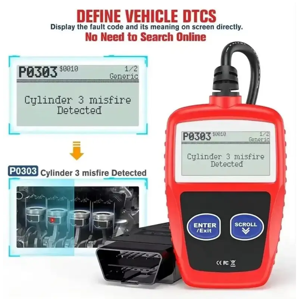 Автосканер OBD2 MS309 Diagnostic Scanning Tools Universal