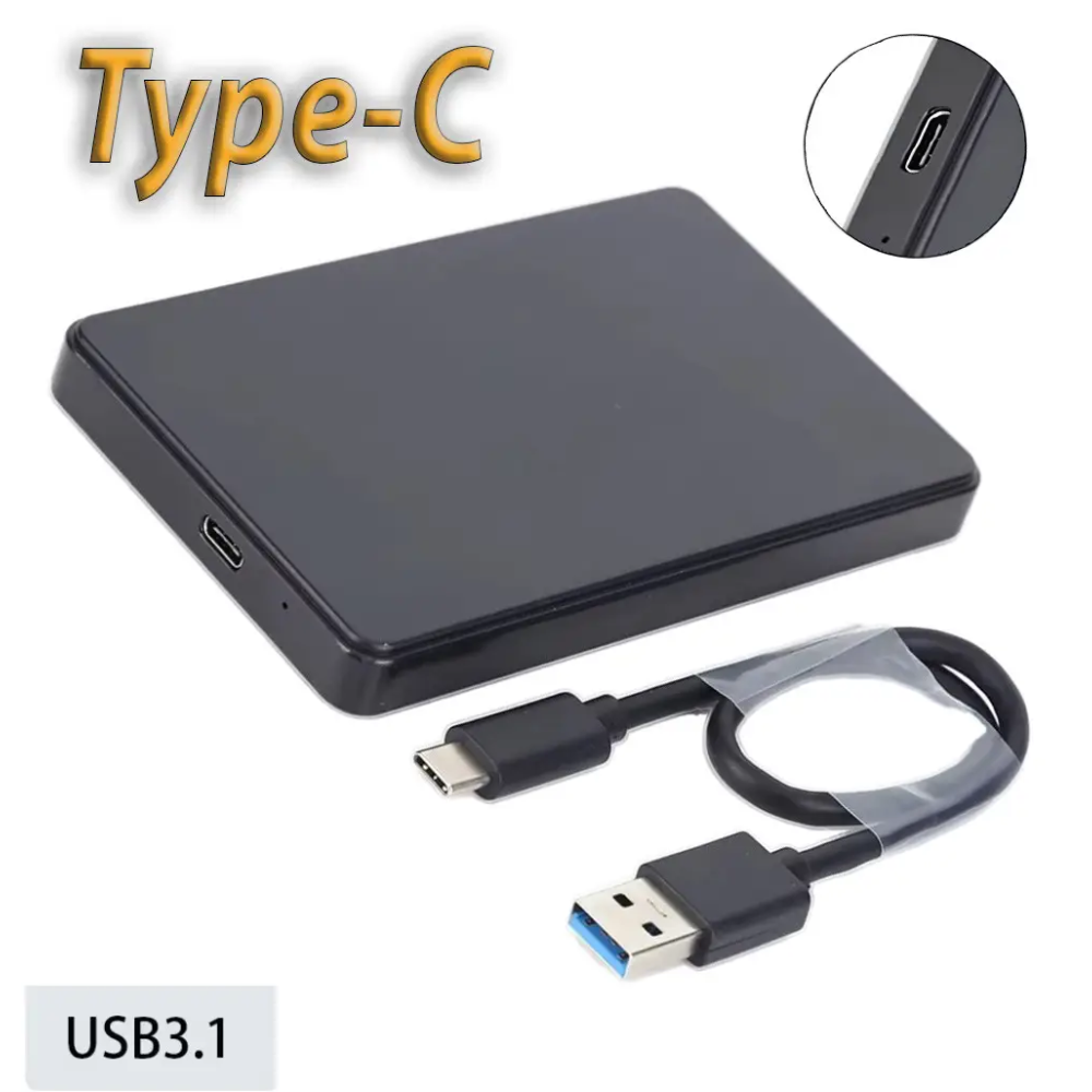 Зовнішня кишеня Type-C 3.1 – USB 3.0 для 2.5" HDD/SSD Shuole