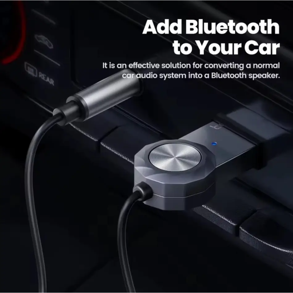 Bluetooth Ресивер автомобильный  Toocki USB AUX Bluetooth 5.1 hands-free