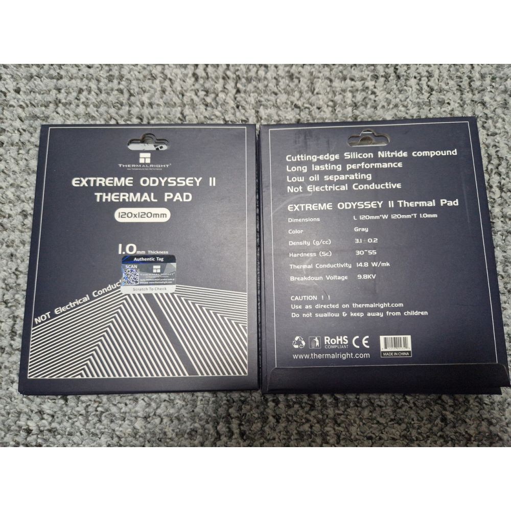 Термопрокладка Thermalright EXTREME ODYSSEY II 120x120x1мм 14.8 W/mK