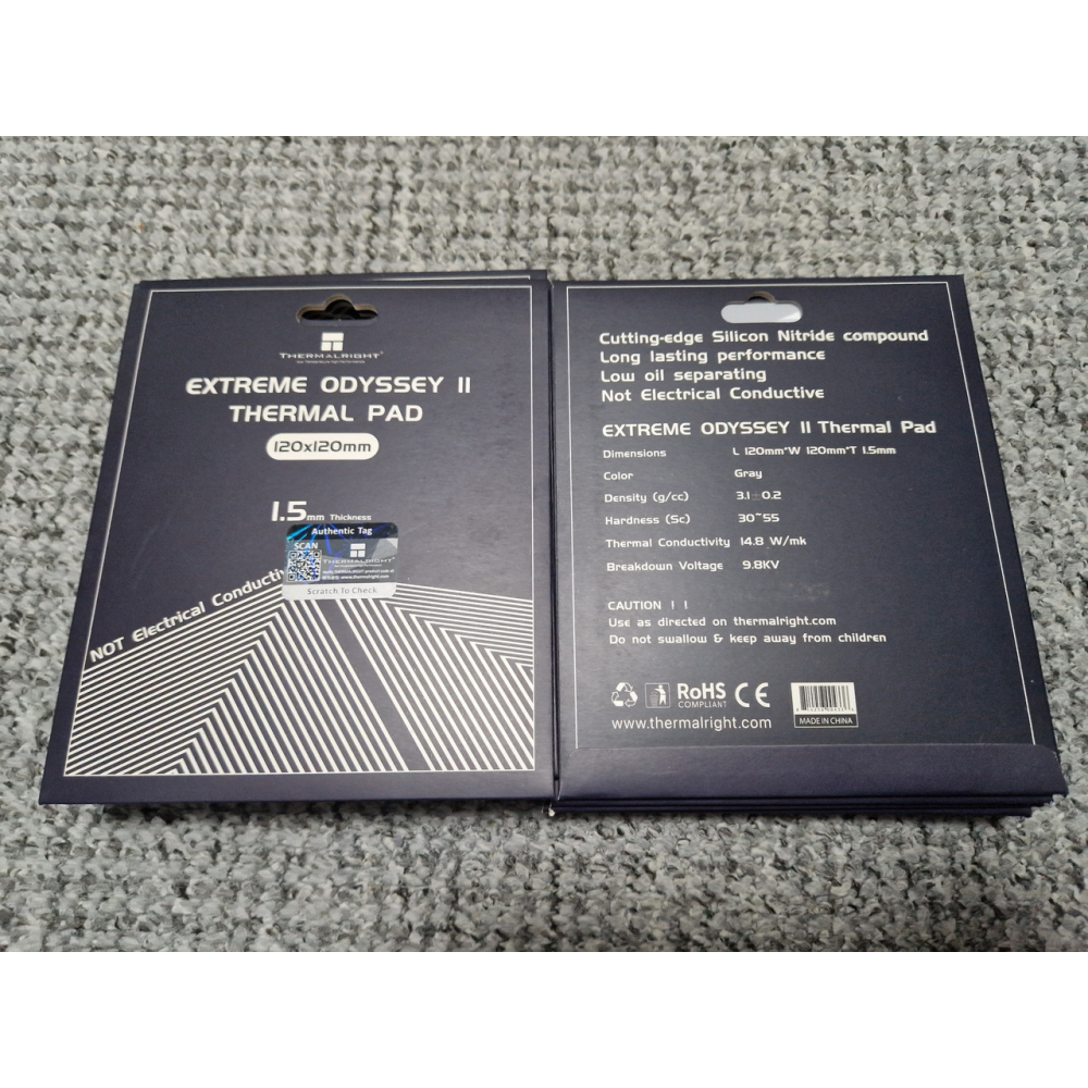 Термопрокладка Thermalright EXTREME ODYSSEY II 120x120x1.5мм 14.8 W/mK