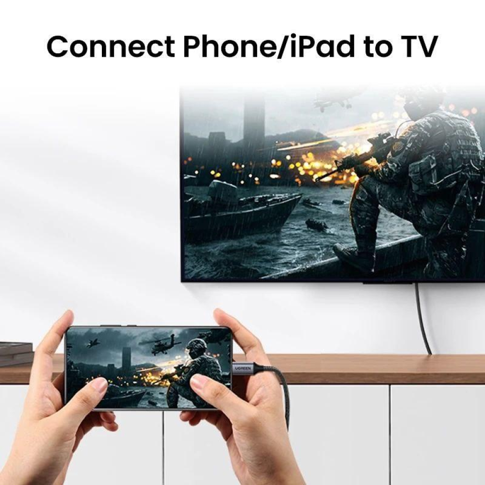 Кабель Type-C to HDMI SmartGo 4K 60Hz Pro V2.1 - 1,8м