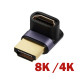 Перехідник HDMI – HDMI (з“єднувач HDMI під 90°, HDMI мама – HDMI папа) 8K HD Перехідник HDMI – HDMI (з“єднувач HDMI під 90°, HDMI мама – HDMI папа) 8K HD