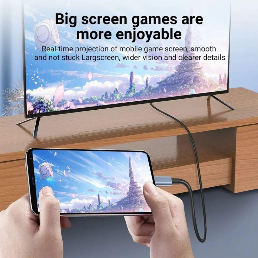 Кабель Type-C to HDMI SmartGo 4K 60Hz Pro V3- 2м