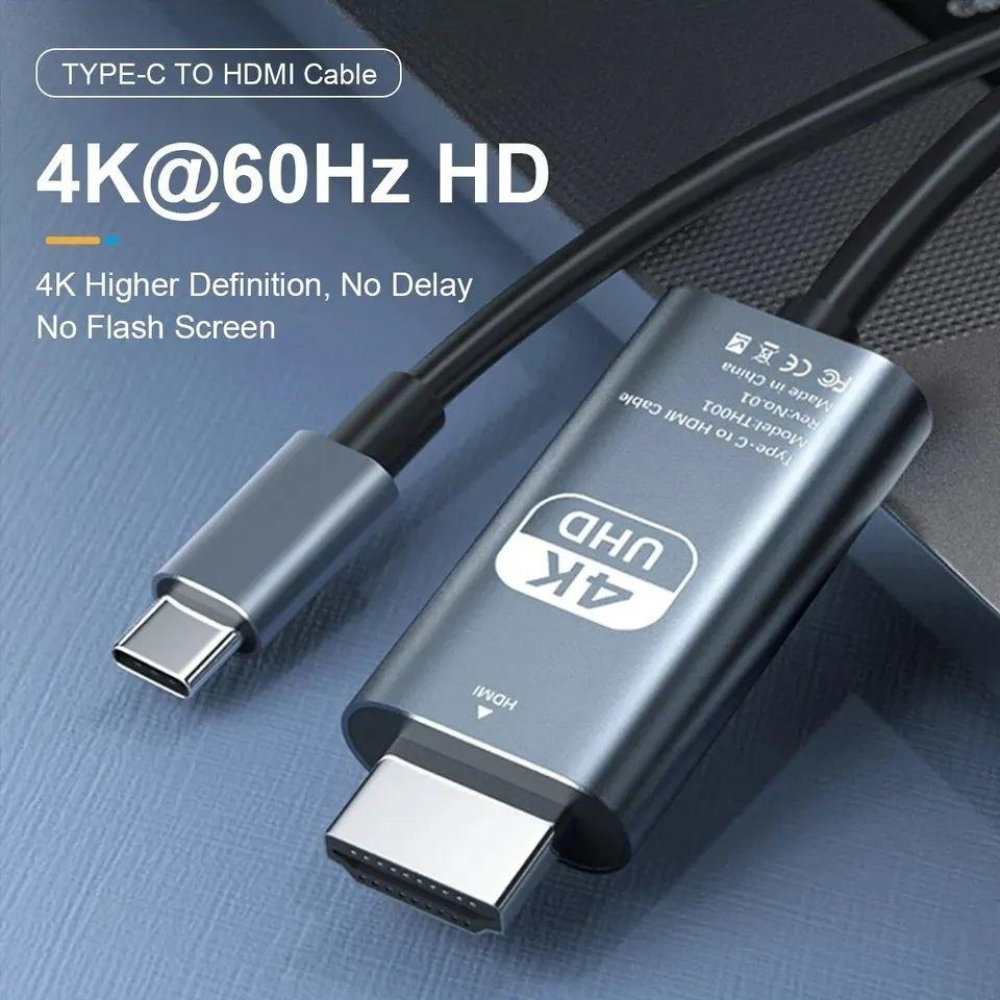 Кабель Type-C to HDMI SmartGo 4K 60Hz Pro V3- 2м