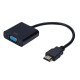 Адаптер перетворювач конвертер HDMI - VGA 1080P SmartGo Адаптер перетворювач конвертер HDMI - VGA 1080P SmartGo