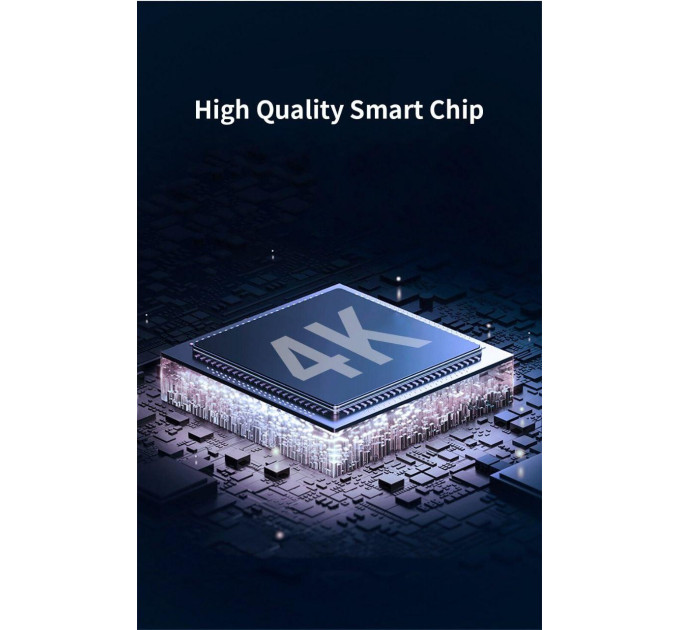 Кабель DisplayPort - HDMI 4K 1м в оплетці SmartGo