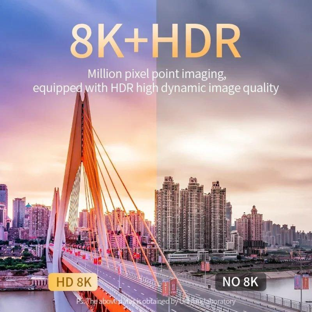 Кабель  Type-C - DisplayPort 8K 60 Hz 1.5м DP1.4 UnnLink