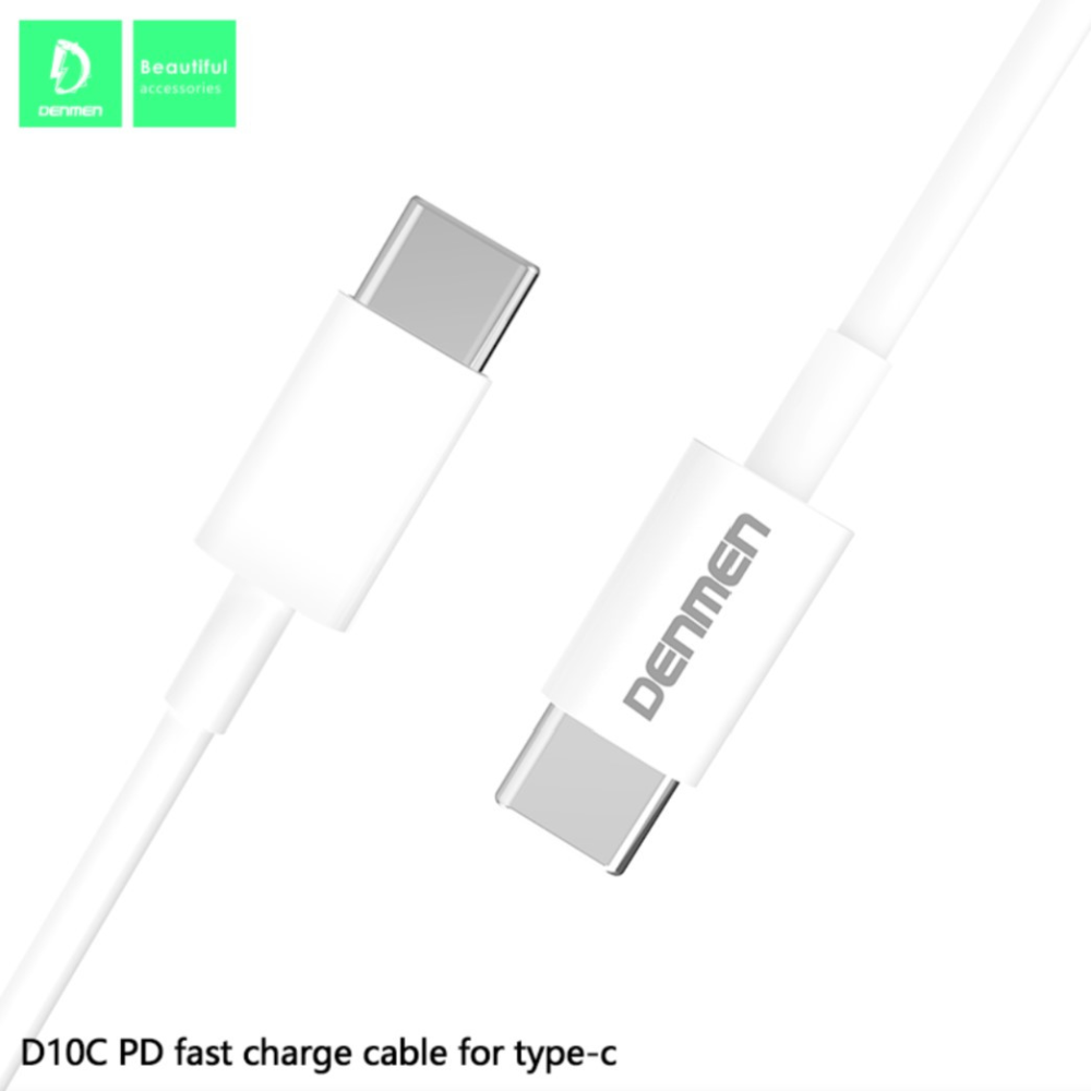 Кабель  Type-c - Type-c 100W Denmen D10C 1m