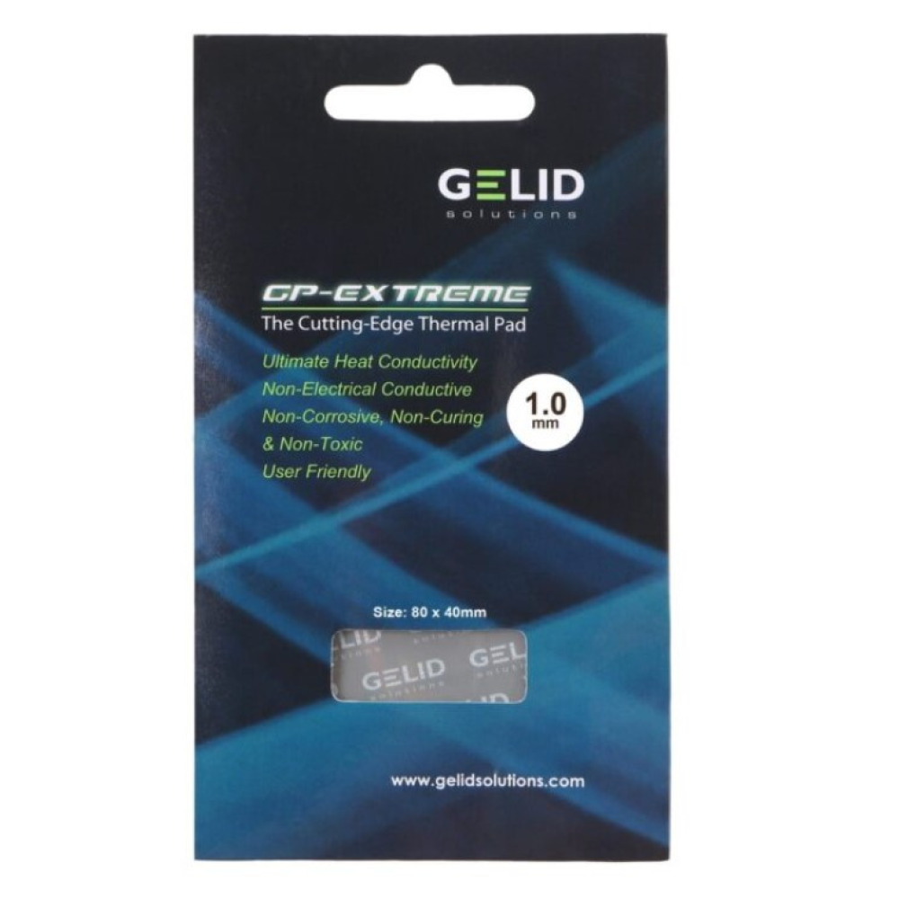 Термопрокладка GELID GP-Extreme 80*40*1.0 мм 12,8 Вт/мК  TP-GP01-B