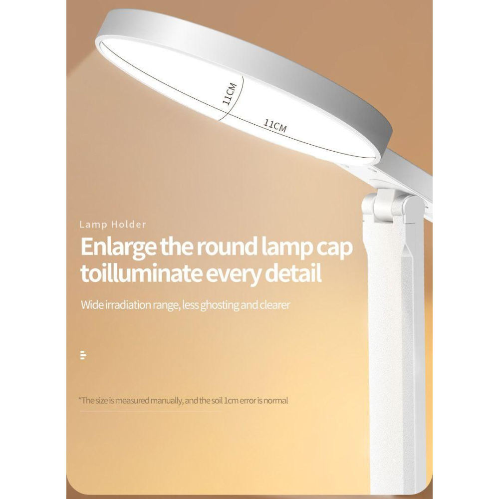 Светодиодная настольная лампа с аккумулятором. Круглый плафон LedLine