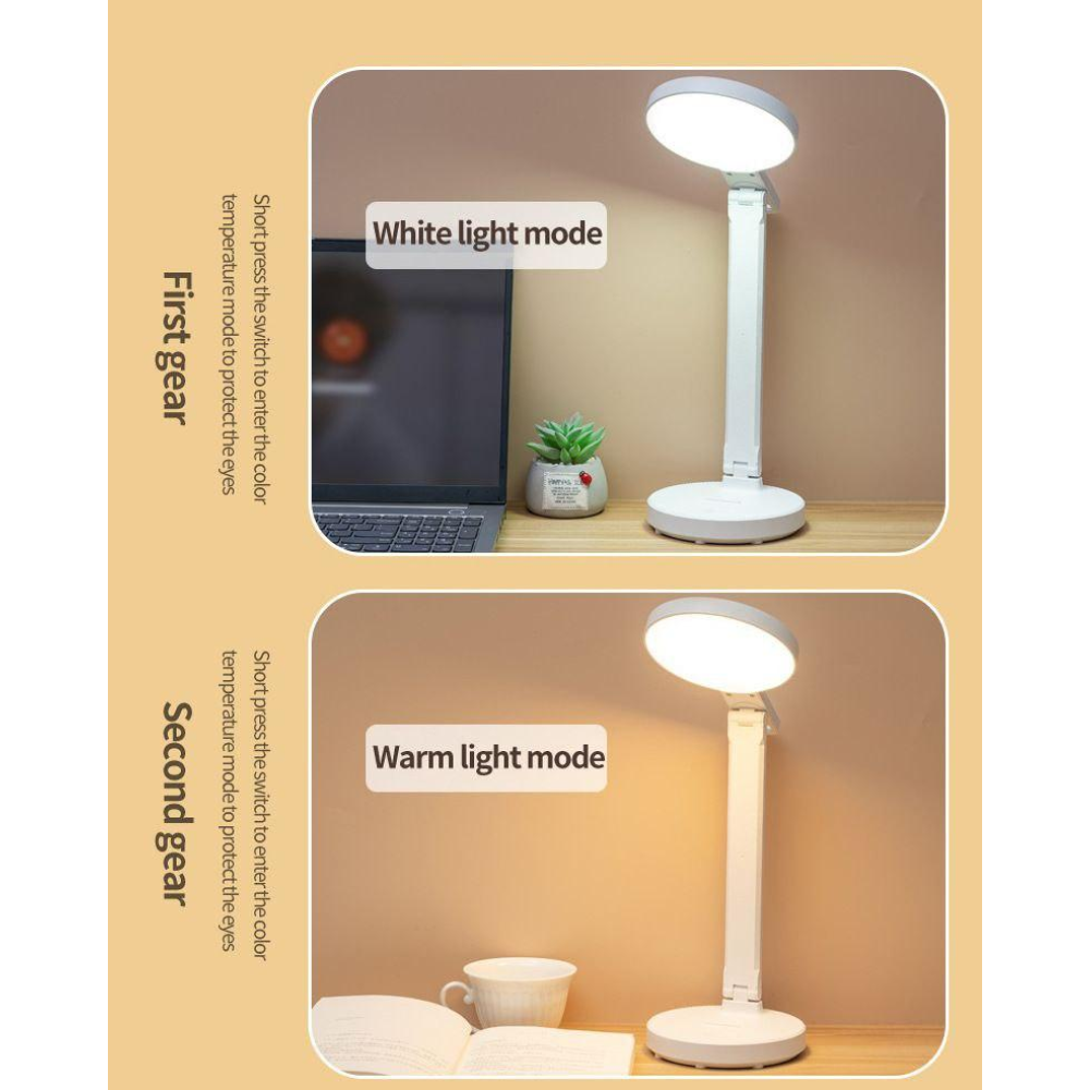 Светодиодная настольная лампа с аккумулятором. Круглый плафон LedLine