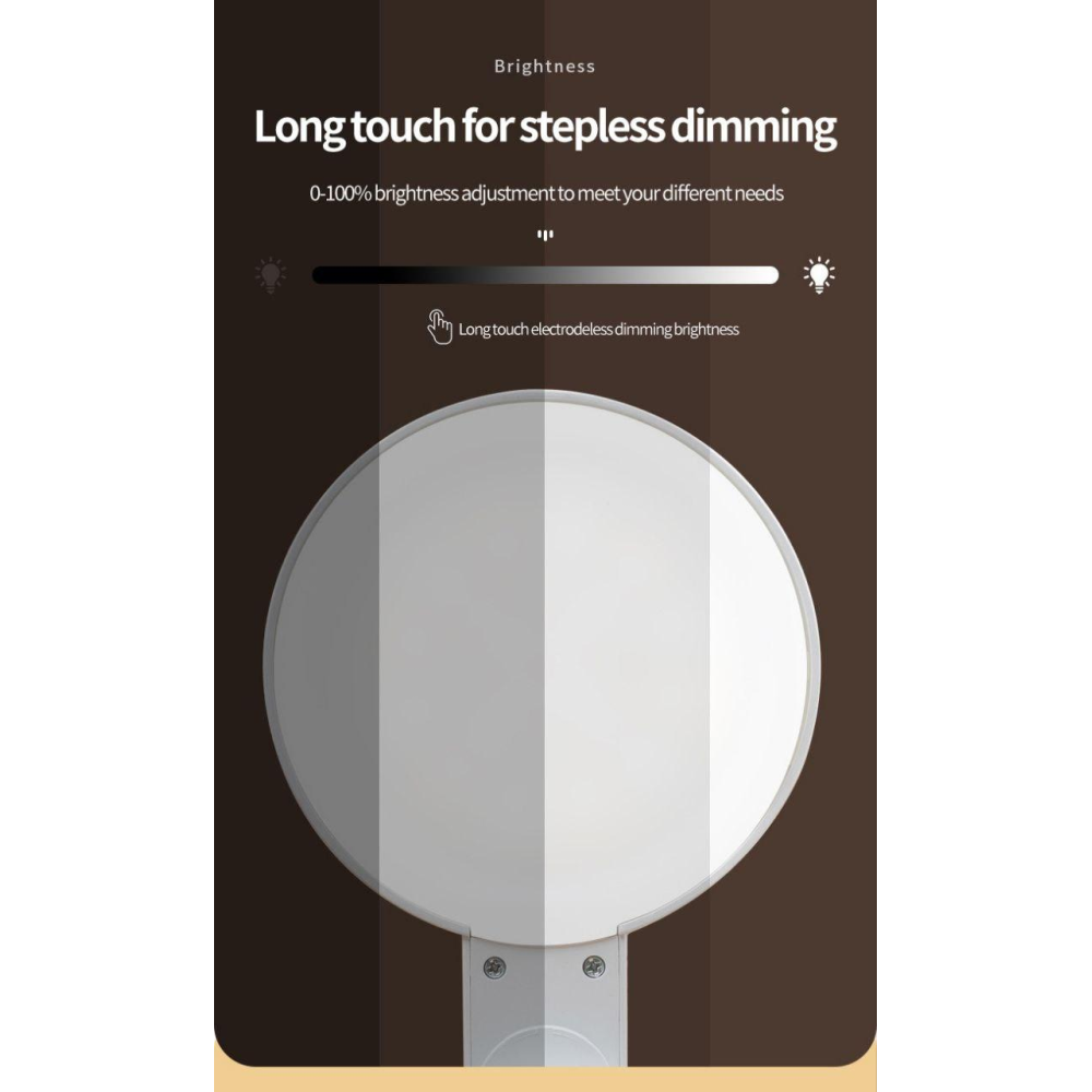 Светодиодная настольная лампа с аккумулятором. Круглый плафон LedLine