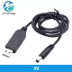 DC-DC Кабель 5V 9V перетворювач напруги, що підвищує, з USB 5 вольт на 9 вольт для роутера від powerbank SmartGo DC-DC Кабель 5V 9V перетворювач напруги, що підвищує, з USB 5 вольт на 9 вольт для роутера від powerbank SmartGo