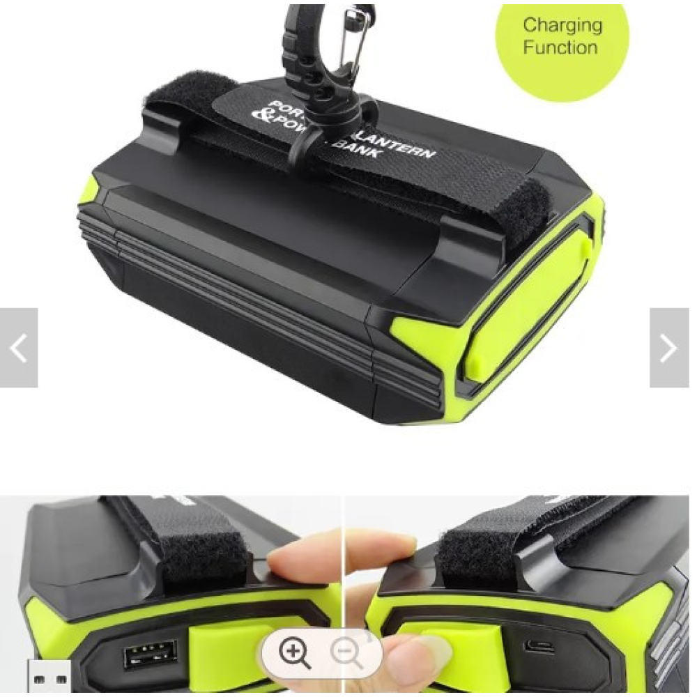 Лампа-фонарь кемпинговый аккумуляторный Power Bank BS-3600