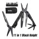 Мультитул Xiaomi Nextool Black Knight NE20245 11in1 набір біт, чохол та кліпса Мультитул Xiaomi Nextool Black Knight NE20245 11in1 набір біт, чохол та кліпса