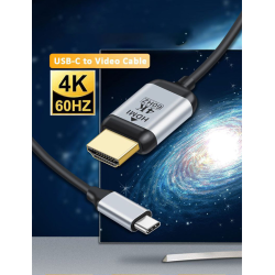 Кабель Type-C to HDMI SmartGo 4K 60Hz Pro V2.1 - 1,8м