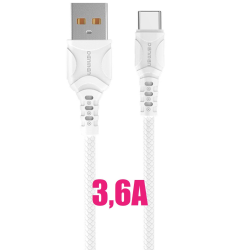 Кабель  Type-C - USB 3,6A Denmen D08T