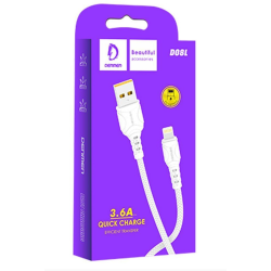 Кабель  Lightning - USB 3,6A Denmen D08L