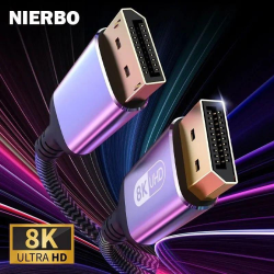 Кабель Display Port - DisplayPort 1.4 8K 1м в оплетці SmartGo