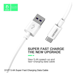Кабель  Type-C - USB 5,4A Denmen D12T