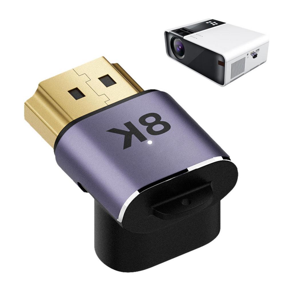 Перехідник HDMI – HDMI (з“єднувач HDMI під 90°, HDMI мама – HDMI папа) 8K HD