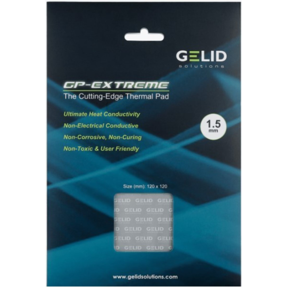 Термопрокладка GELID GP-Extreme 120x120x1.5mm 12Вт/(м*К) GP01-S-C