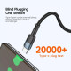 Кабель  Type-c - Type-c 100W Essager 100W PD QC4.0 FCP AFC - 2 m Black