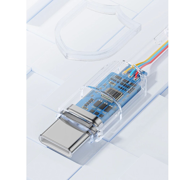 Кабель  Type-c - Type-c 100W Essager 100W PD QC4.0 FCP AFC - 2 m Black