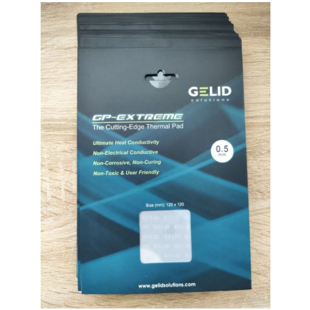 Термопрокладка GELID GP-Extreme 120x120x0.5mm 12Вт/(м*К) GP01-S-A
