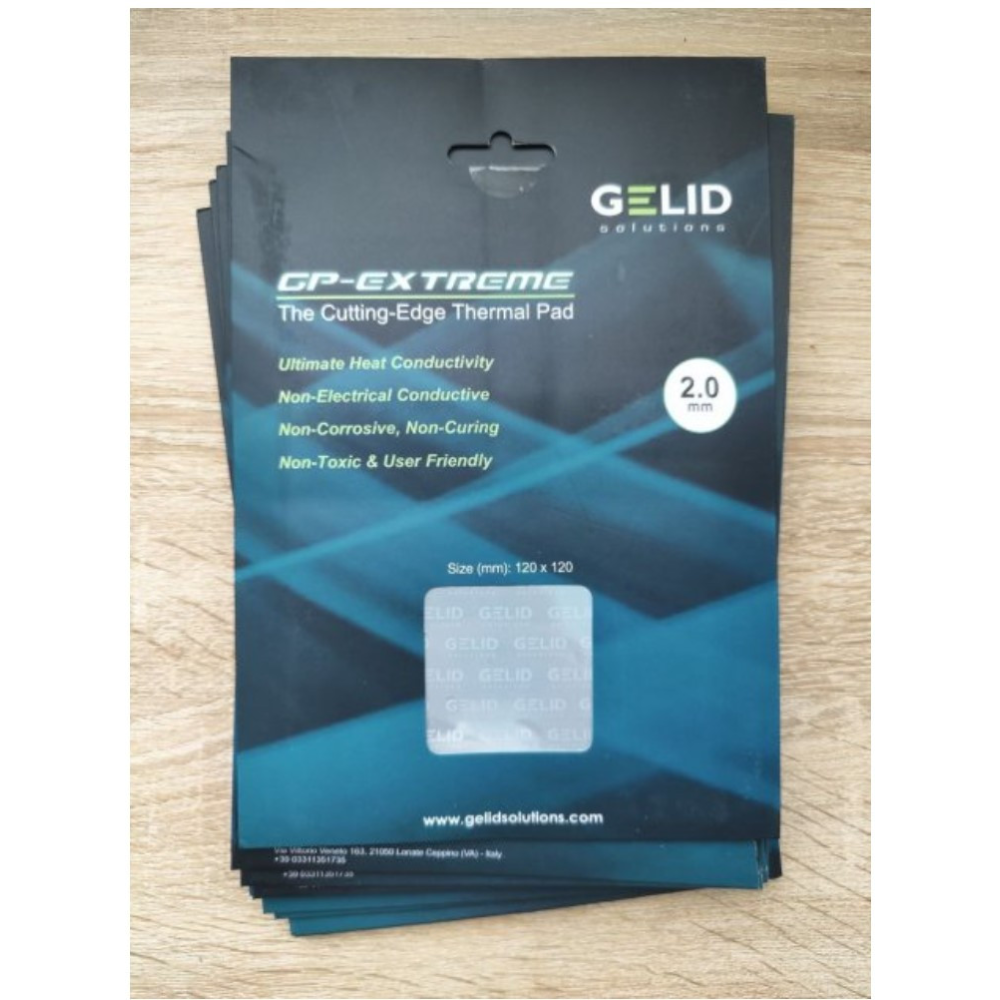 Термопрокладка GELID GP-Extreme 120x120x2mm 12Вт/(м*К) GP01-S-D