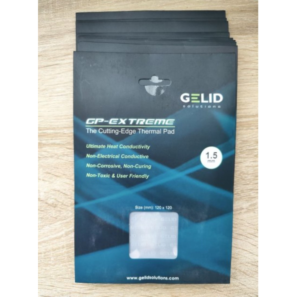 Термопрокладка GELID GP-Extreme 120x120x1.5mm 12Вт/(м*К) GP01-S-C