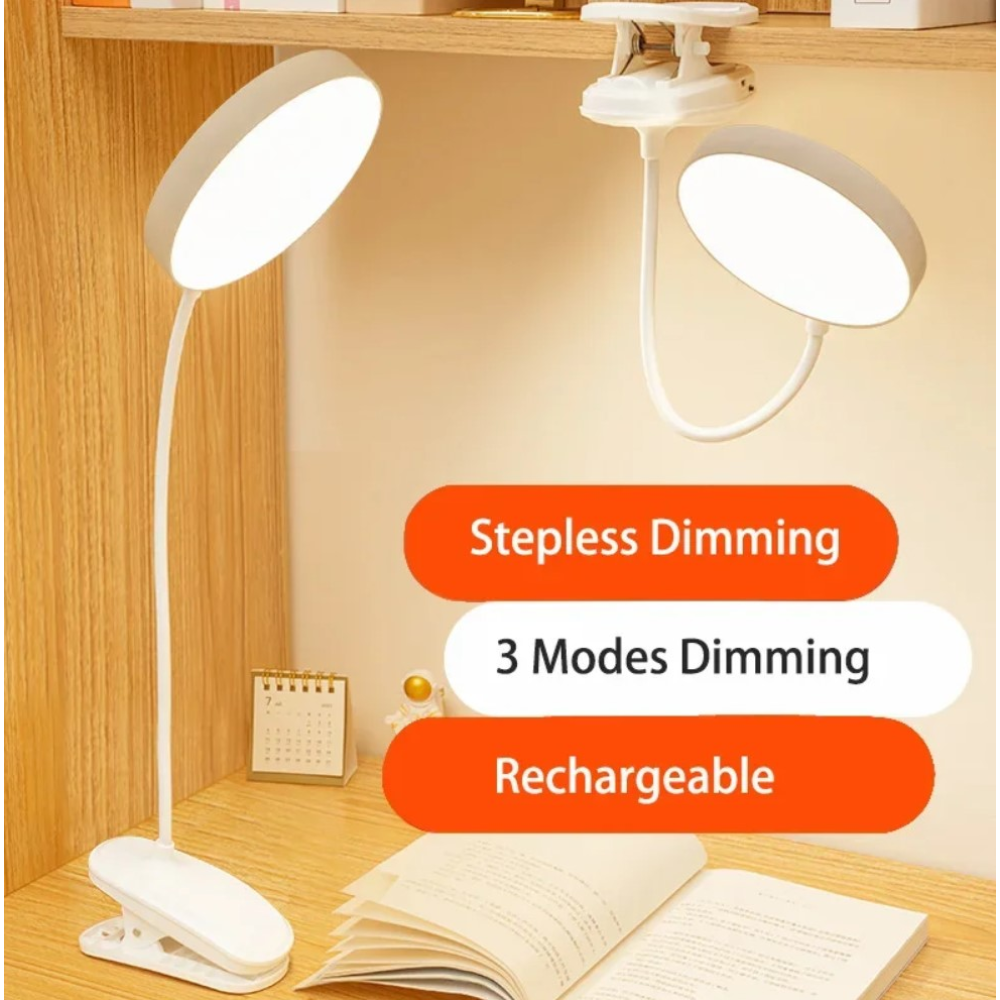 Портативна лампа LedLine Comfort Reading Mini Clip регулювання яскравості Type-C