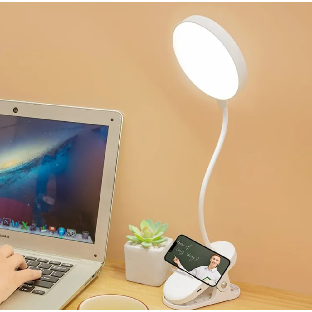Портативна лампа LedLine Comfort Reading Mini Clip регулювання яскравості Type-C