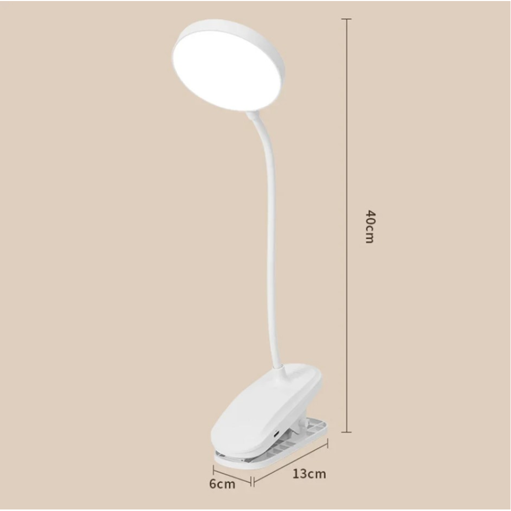 Портативна лампа LedLine Comfort Reading Mini Clip регулювання яскравості Type-C