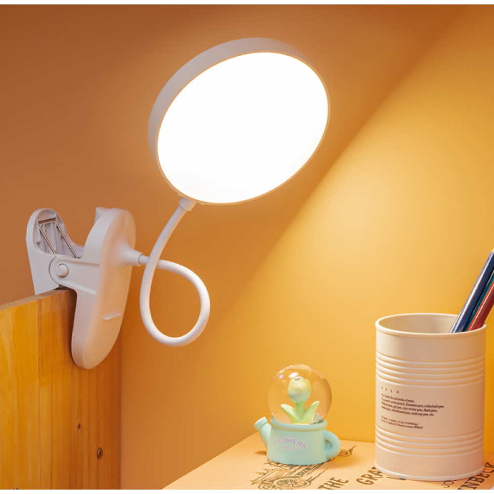 Портативна лампа LedLine Comfort Reading Mini Clip регулювання яскравості Type-C