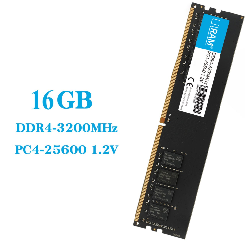 Оперативна пам'ять DDR4-3200 16Gb PC4-25600 URam