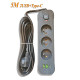Сетевой фильтр-удлинитель 5м Power Strip 3 розетки 2xUSB-A 1xUSB-C с заземлением