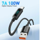 Кабель USB - Type-c 100W Essager Display PD QC4.0 FCP AFC - 1m