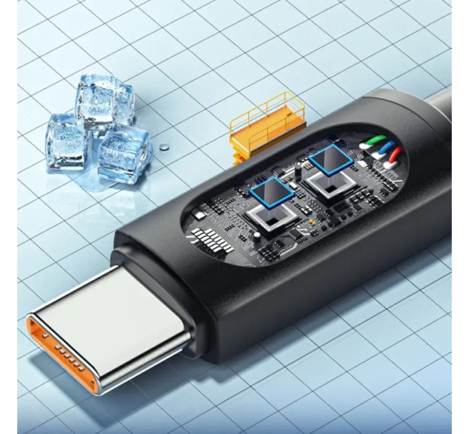 Кабель USB - Type-c 100W Essager Display PD QC4.0 FCP AFC - 1m