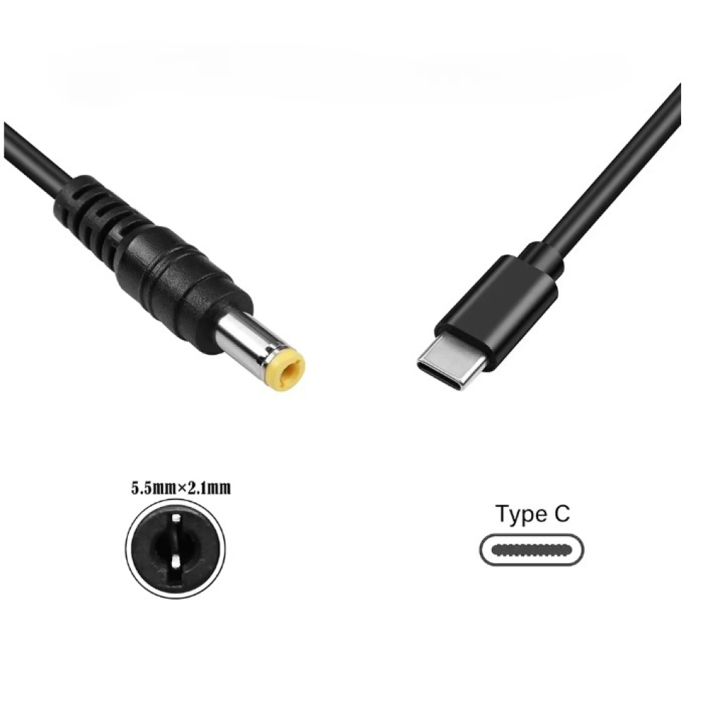DC-DC Кабель Type-c 12V підвищуючий перетворювач з type-c 5 вольт на 12 вольт для роутера від powerbank
